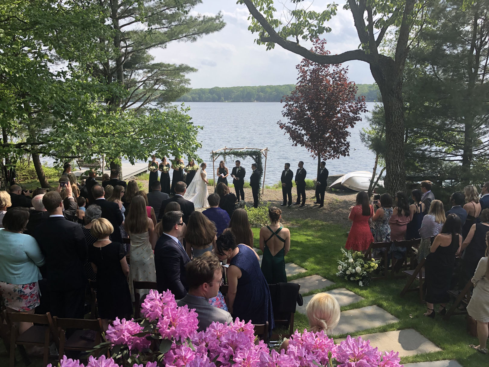 outdoor wedding event