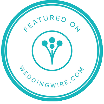 featured on wedding wire badge