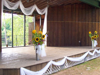 outdoor wedding venue