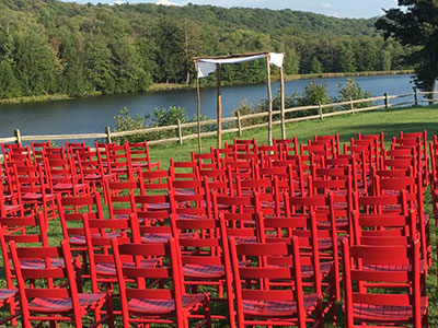 wedding in NY near lakefront