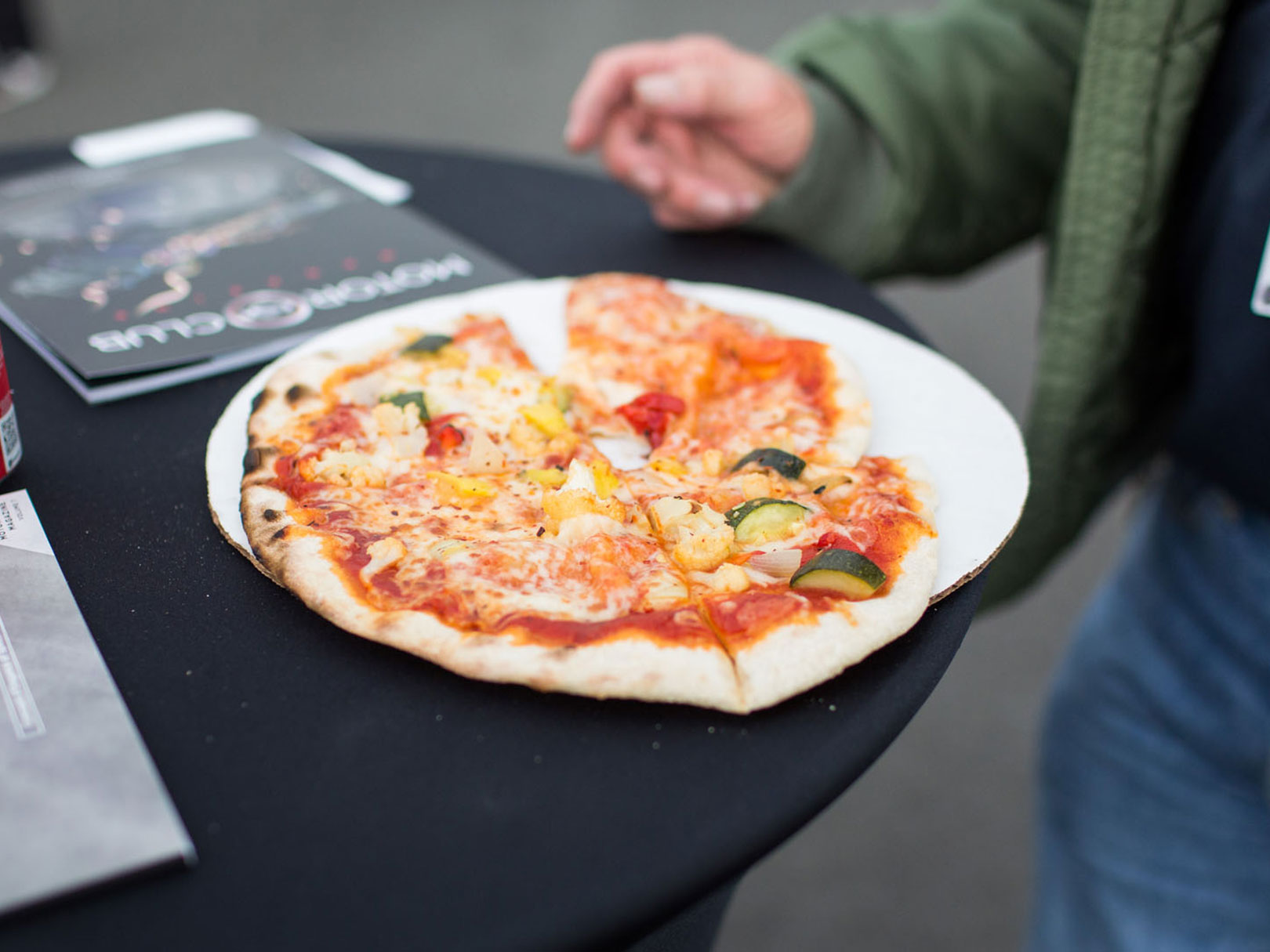 wood-smoked pizza